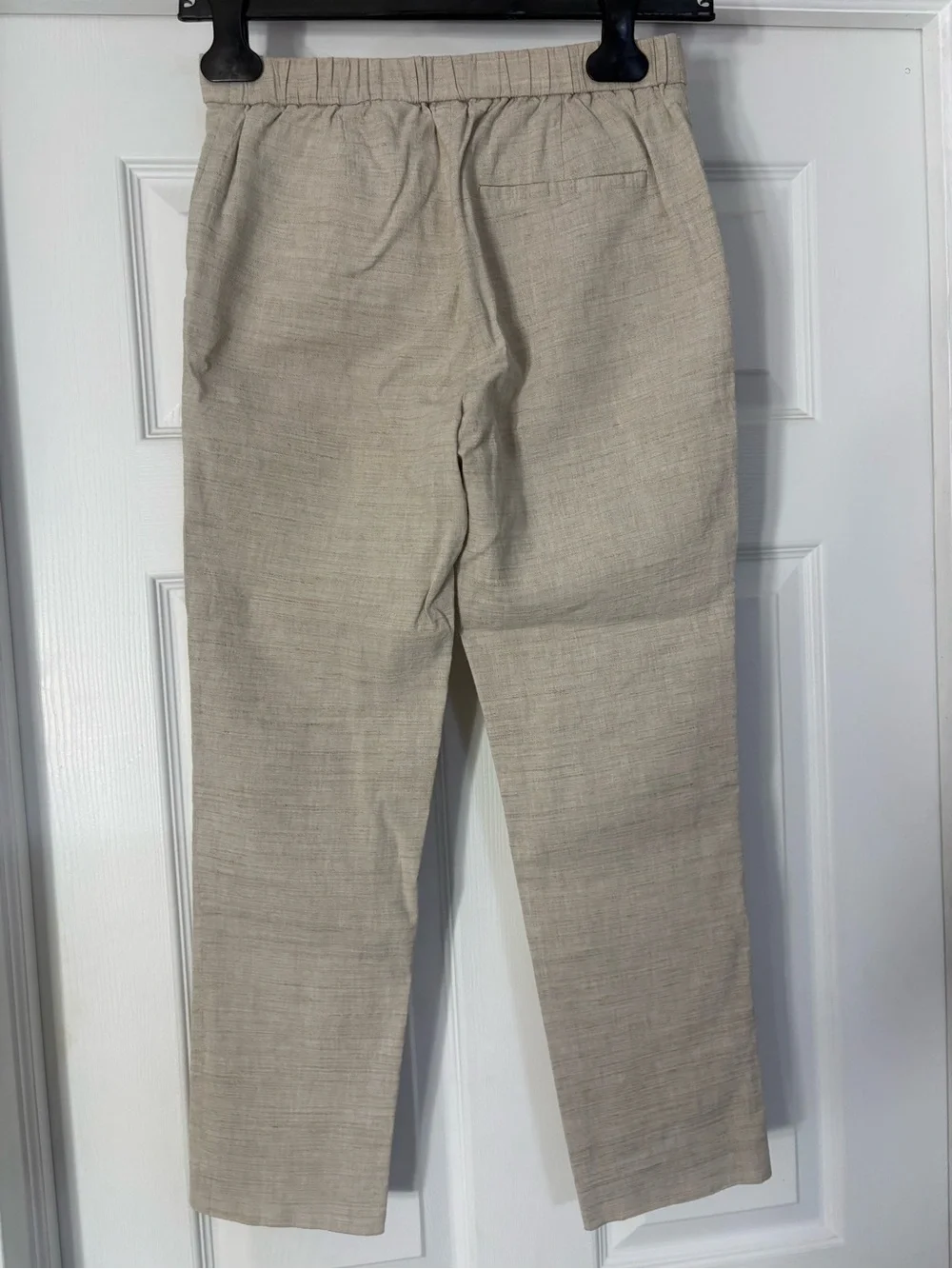 Theory Beige Straight-Leg Women's Dress Pants - Picture 2 of 3